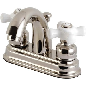 image:imageKingston Brass KB5611PX Restoration 4Inch Centerset Lavatory Faucet Polished ChromePolished Nickel