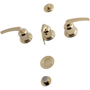 image:imageKingston Brass KB6321EFL Centurion ThreeHandle Bidet Faucet Polished ChromePolished Brass