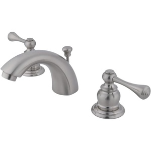 image:imageKingston Brass KB944BL MiniWidespread Bathroom Faucet Polished ChromePolished BrassBrushed Nickel