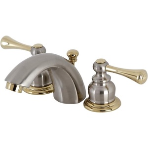 image:imageKingston Brass KB944BL MiniWidespread Bathroom Faucet Polished ChromePolished BrassNickel
