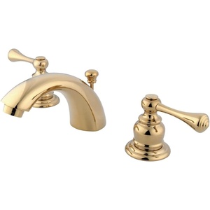 image:imageKingston Brass KB944BL MiniWidespread Bathroom Faucet Polished ChromePolished BrassPolished Brass