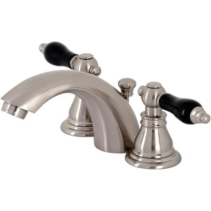 image:imageKingston Brass KB956AKLPN Duchess Widespread Bathroom Faucet with Plastic PopUp Polished NickelBrushed Nickel