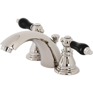 image:imageKingston Brass KB956AKLPN Duchess Widespread Bathroom Faucet with Plastic PopUp Polished NickelPolished Nickel