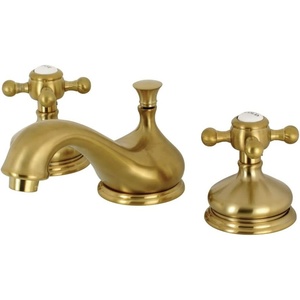 image:imageKingston Brass KS1166BX 8 in Widespread Bathroom Faucet Polished NickelBrushed Brass