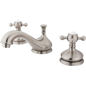 image:imageKingston Brass KS1166BX 8 in Widespread Bathroom Faucet Polished NickelBrushed Nickel