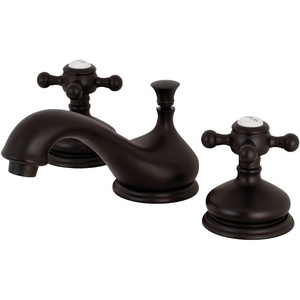 image:imageKingston Brass KS1166BX 8 in Widespread Bathroom Faucet Polished NickelOil Rubbed Bronze