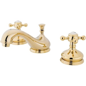 image:imageKingston Brass KS1166BX 8 in Widespread Bathroom Faucet Polished NickelPolished Brass