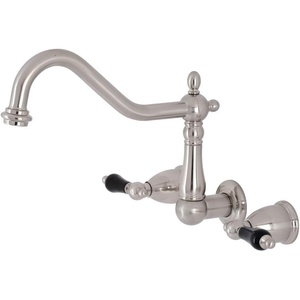 image:imageKingston Brass KS1288PKL Duchess Wall Mount Kitchen Faucet Brushed NickelBrushed Nickel