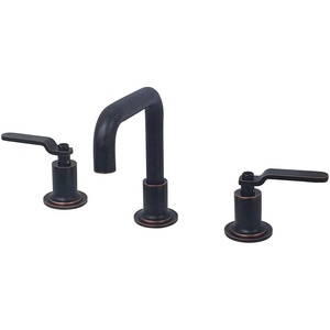 image:imageKingston Brass KS142KLPN Whitaker Widespread Bathroom Faucet with Push PopUp Polished NickelNaples Bronze