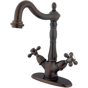 image:imageKingston Brass KS1493AX Vessel Sink Faucet Antique BrassOil Rubbed Bronze