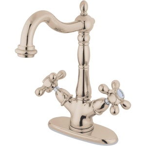 image:imageKingston Brass KS1493AX Vessel Sink Faucet Antique BrassPolished Nickel
