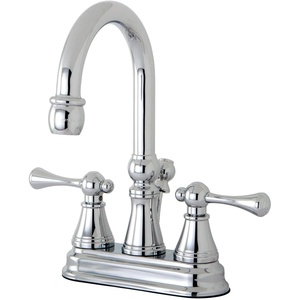 image:imageKingston Brass KS2612BL Vintage 4Inch Centerset Lavatory Faucet with Brass PopUp Polished BrassPolished Chrome