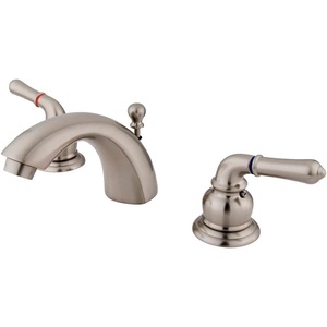 image:imageKingston Brass KS2952 Naples Mini Widespread Lavatory Faucet Polished BrassBrushed Nickel