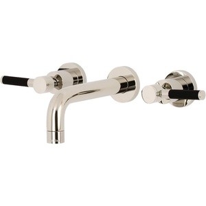 image:imageKingston Brass KS8120DKL Kaiser Bathroom Faucet Matte Black 1131 x 763 x 306Polished Nickel