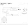 image:imageKingston Brass ABT10203 Vintage Single Function Round Hand Shower in Antique Brass