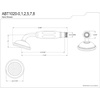 image:imageKingston Brass ABT10206 Vintage Single Function Round Hand Shower in Polished Nickel