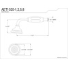 image:imageKingston Brass AET10208 Vintage Hand Shower for Claw Foot Tub Faucet 712 Length Brushed NickelPolished Chrome