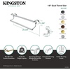 image:imageKingston Brass BA11318PB Vintage 18Inch Dual Towel Bar Polished BrassPolished Chrome