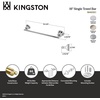 image:imageKingston Brass BA8212PN Concord 18 Single Towel Bar Polished Nickel