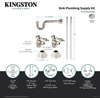 image:imageKingston Brass CC43106LKB30 Trimscape Traditional Plumbing Sink Trim Kit with PTrap in Polished Nickel