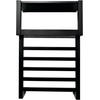 image:imageKingston Brass DTC191750 Markus Stainless Steel Wall Mount Towel Rack with Shelf Matte BlackMatte Black