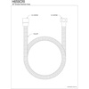 image:imageKingston Brass H696CRI Complement Double Spiral Stainless Steel Hose 80Inch Polished Chrome59 Inch