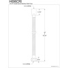 image:imageKingston Brass H696CRI Complement Double Spiral Stainless Steel Hose 80Inch Polished Chrome80 Inch