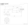 image:imageKingston Brass K109A1 Hand Shower for Clawfoot Tub Faucet Polished ChromePolished Nickel