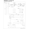 image:imageKingston Brass KPK301 Trimscape Traditional Plumbing Supply Kit Combo Polished Chrome