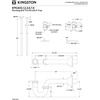 image:imageKingston Brass KPK403 Concord Bathroom Plumbing Supply Kit 12 NPT Female Inlet x 38 OD Compression Outlet Antique BrassPolished Nickel