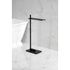 image:imageKingston Brass SCC8608 Edenscape Freestanding Dual TowelRack Brushed NickelMatte Black