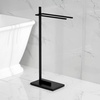 image:imageKingston Brass SCC8608 Edenscape Freestanding Dual TowelRack Brushed NickelMatte Black