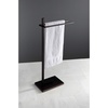 image:imageKingston Brass SCC8608 Edenscape Freestanding Dual TowelRack Brushed NickelOil Rubbed Bronze