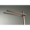 image:imageKingston Brass SCC8608 Edenscape Freestanding Dual TowelRack Brushed NickelOil Rubbed Bronze