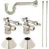 image:imageKingston Brass CC43106LKB30 Trimscape Traditional Plumbing Sink Trim Kit with PTrap in Polished Nickel