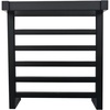 image:imageKingston Brass DTC191750 Markus Stainless Steel Wall Mount Towel Rack with Shelf Matte BlackMatte Black