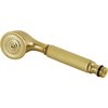 image:imageKingston Brass K103A0 Restoration Single Function Round Hand Shower in Matte BlackBrushed Brass
