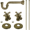 image:imageKingston Brass KPK303 Trimscape Traditional Plumbing Supply Kit Combo Antique Brass
