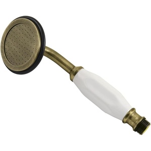 image:imageKingston Brass ABT10203 Vintage Single Function Round Hand Shower in Antique Brass