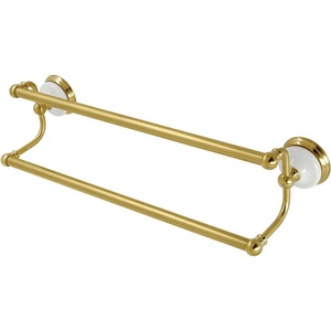 image:imageKingston Brass BA11318PB Vintage 18Inch Dual Towel Bar Polished BrassBrushed Brass
