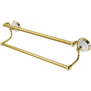 image:imageKingston Brass BA11318PB Vintage 18Inch Dual Towel Bar Polished BrassPolished Brass