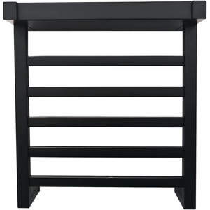 image:imageKingston Brass DTC191750 Markus Stainless Steel Wall Mount Towel Rack with Shelf Matte BlackMatte Black