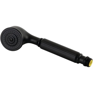 image:imageKingston Brass K103A0 Restoration Single Function Round Hand Shower in Matte BlackMatte Black