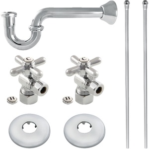 image:imageKingston Brass KPK301 Trimscape Traditional Plumbing Supply Kit Combo Polished Chrome