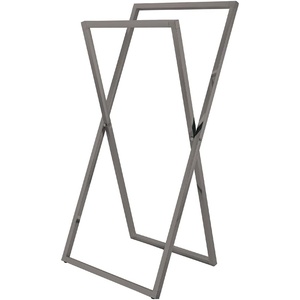 image:imageKingston Brass SCC8295 Pedestal X Style Steel Construction TowelRack Oil Rubbed Bronze 3644 x 1694 x 094Brushed Nickel