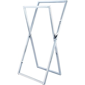 image:imageKingston Brass SCC8295 Pedestal X Style Steel Construction TowelRack Oil Rubbed Bronze 3644 x 1694 x 094Polished Chrome