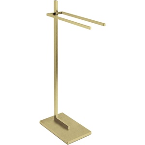 image:imageKingston Brass SCC8608 Edenscape Freestanding Dual TowelRack Brushed NickelBrushed Brass
