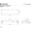 image:imageKingston Brass BA4819PN Metropolitan Glass Shelf Polished Nickel