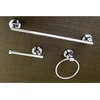 image:imageKingston Brass BAK821248C Concord 3Piece 18Inch Towel Bar Bathroom Accessory Set in Polished ChromePolished Chrome
