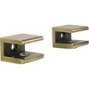 image:imageKingston Brass BAB1013 Levitas Glass Shelf Clamp Antique Brass
